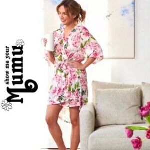 Show Me Your Mumu Brie Robe Garden Of Blooms Size Small